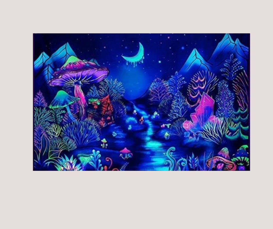 Jaipuri night glowing art